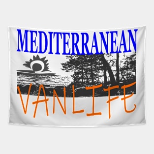 Mediterranean Vanlife Tapestry