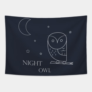 night owl Tapestry