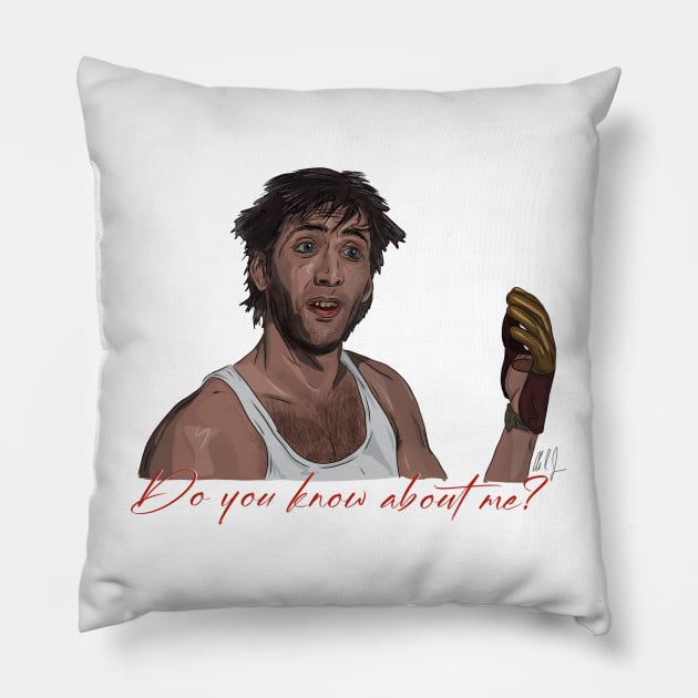 Moonstruck: Do You Know About Me? Pillow by 51Deesigns