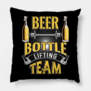 Beer Bottle Team Pillow