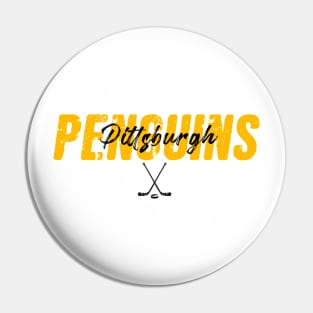Penguins hockey Pin