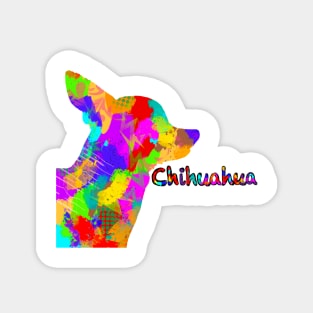 Colorful Chihuahua Magnet