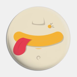 Tongue out Pin