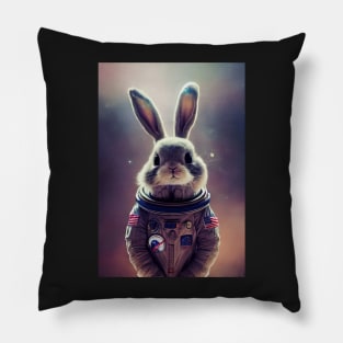 Bunny in space suit Pillow