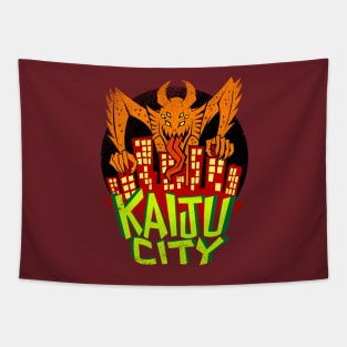 Kaiju City Tapestry