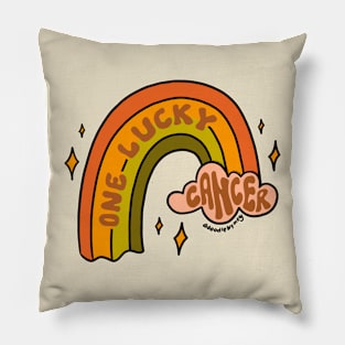 One Lucky Cancer Pillow