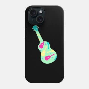 Patrón de ukeleles Phone Case