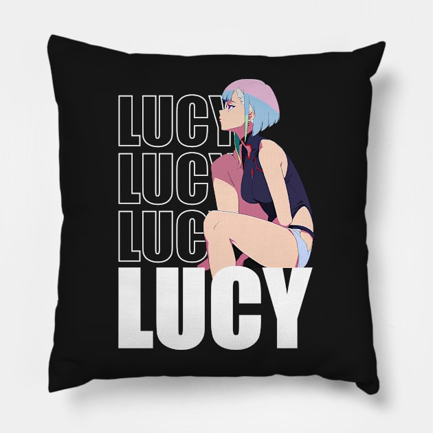 Cyberpunk Edgerunners Lucy Pillow by Borton