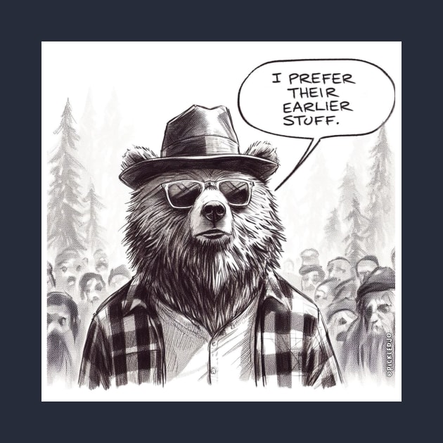 Hipster Bear by Pickledjo