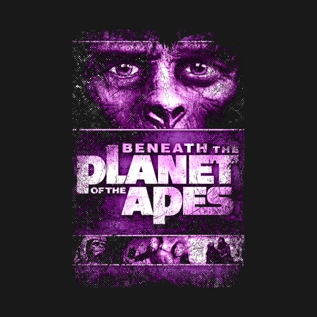 Subterranean Showdown Battle Beneath The Planet Of The Apes by Skateboarding Flaming Skeleton