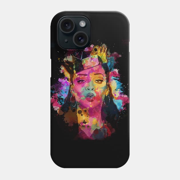 Rihanna - Watercolor Illustration Phone Case by Punyaomyule