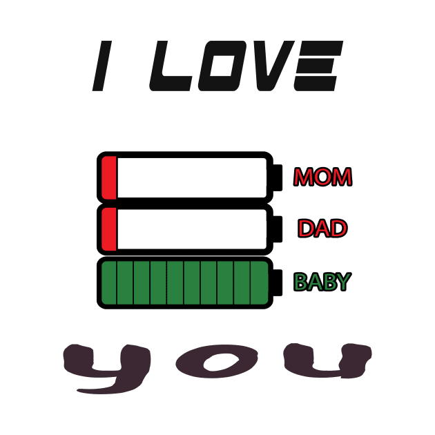 i love you-dad-mom by your best store