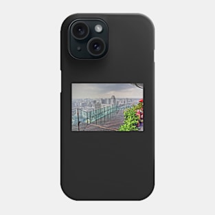 Singapore SkyPark in Rain Phone Case