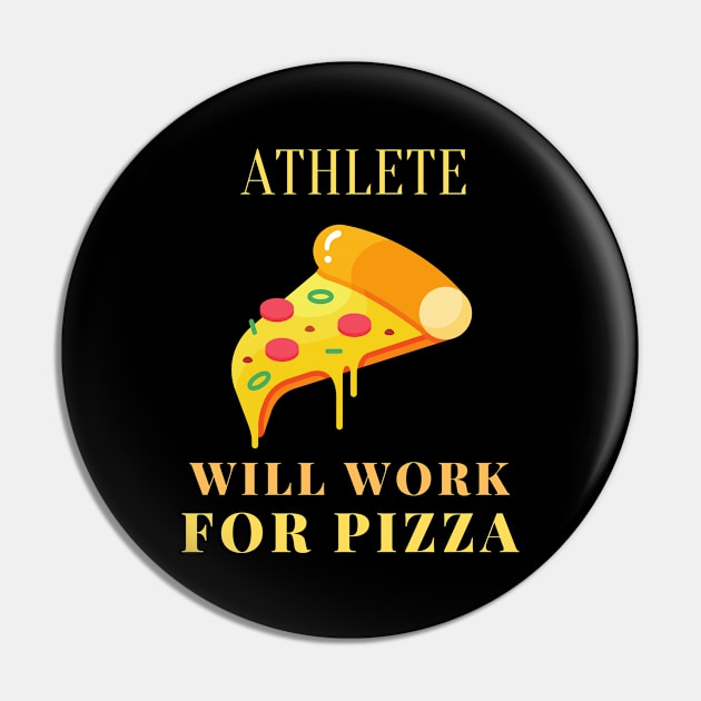 Pizza athlete Pin by SnowballSteps