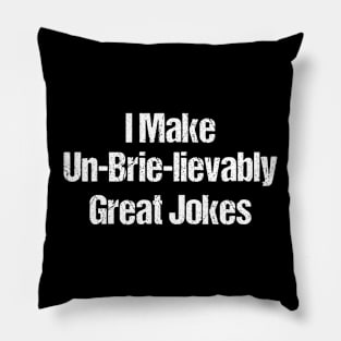 Brie pun Pillow