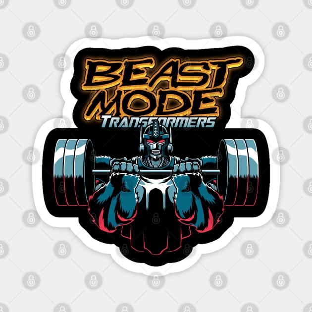 Beast Mode Transformers Magnet by GRNASKD