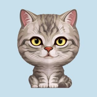 Silver Tabby Cat T-Shirt