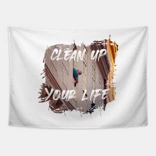 Prague Photography - Clean up your Life Tapestry