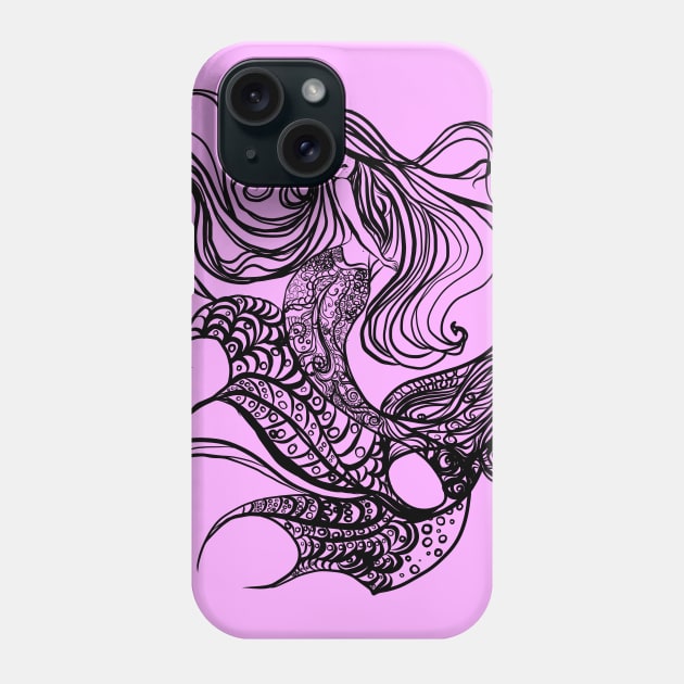 Mermaid Medley Phone Case by Vizartsgirl