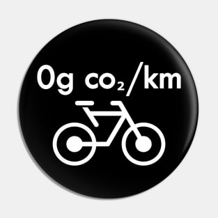 Bicycle Environment - 0g co2/km Pin