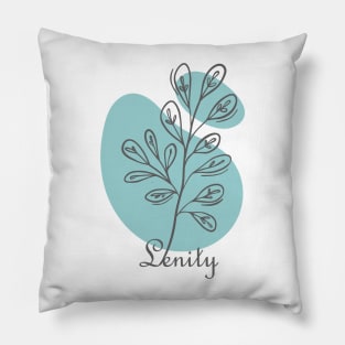 Lenity Hand Drawn Minimal, inspirational meanings Pillow