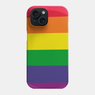 2 layer rainbow circle Phone Case