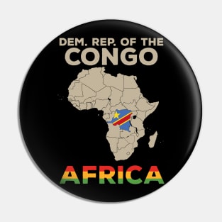 Dem.Rep Of Congo-Africa Pin