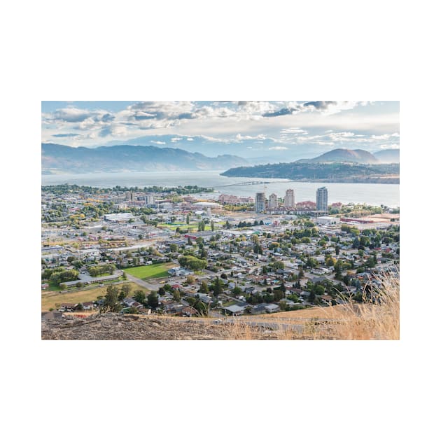 Kelowna City View from Knox Mountain by Amy-K-Mitchell