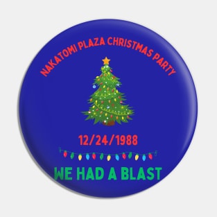 Nakatomi Plaza Christmas Party Pin