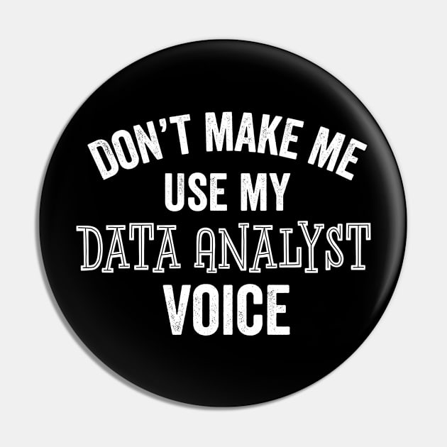 Funny Data Analyst Coder Programmer IT Gift Pin by HuntTreasures