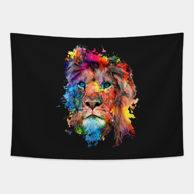 Lion Tapestry by rizapeker