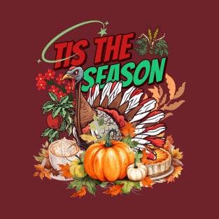 Turkey Thanksgiving a Farmer Farming and Autumn Enthusiasts T-Shirt