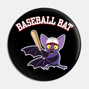 Baseball Bat.Funny baseball bat pun Pin