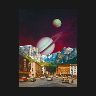 Valley Street - Space Aesthetic, Retro Futurism, Sci-Fi T-Shirt