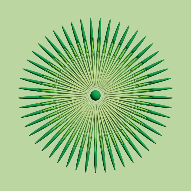 concentric green by desingmari