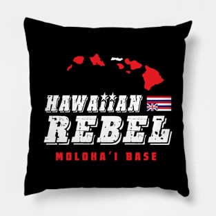 Hawaiian Rebel Molokai Hawaii Base Pillow