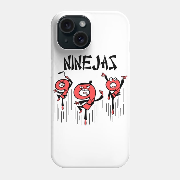 Ninejas! Phone Case by milowerx