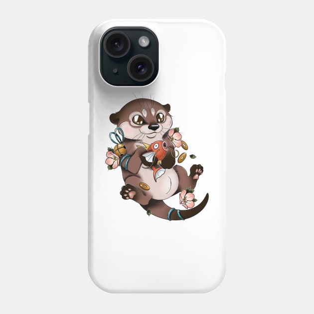 otter Phone Case by sample the dragon