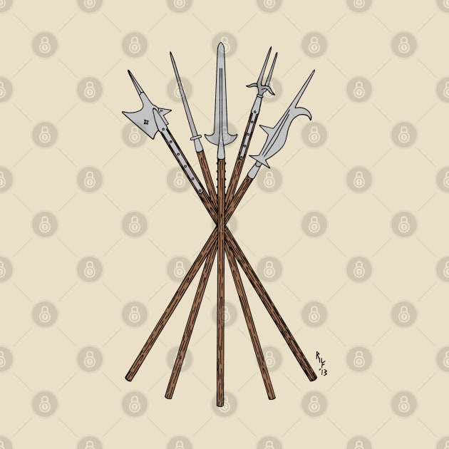 Some 16th Century Polearms by AzureLionProductions