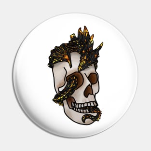 Dragon Skull Pin