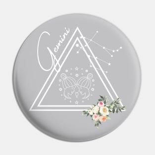 Gemini Zodiac Signs Astrology Horoscope Pin