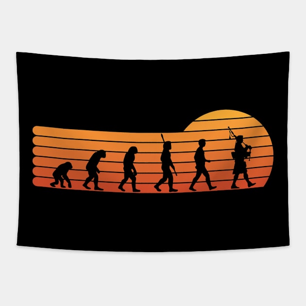 bagpipe evolutions cool graphics for music addicted playing bagpipe culture art Tapestry by greatnessprint