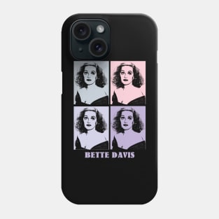 Bette Davis 1980s Pop Art Phone Case