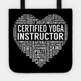 Certified Yoga Instructor Heart Tote