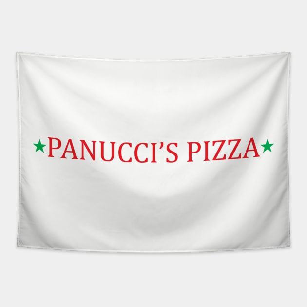 Mr. P's Pizza Tee Tapestry by Adotreid