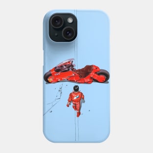 Shotaro Kaneda and his bike 02 Phone Case