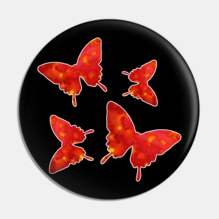 Colorful Butterfly , Cute Light Butterflies Gift Idea Pin