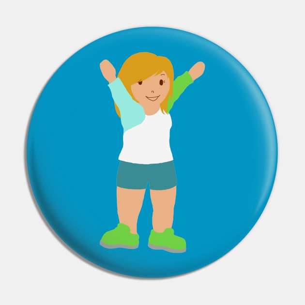 Tan Tomboy Pin by kateybugz