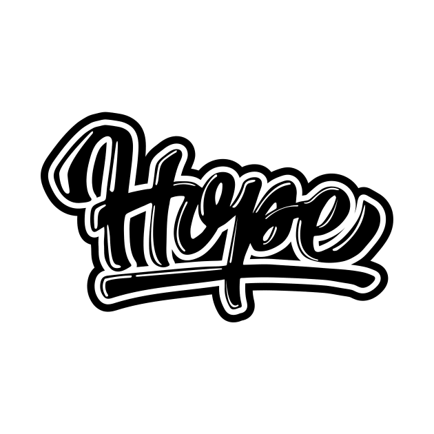 hope hand lettering by daksarupa