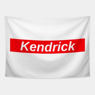 Kendrick Lamar // Red Box Logo Tapestry